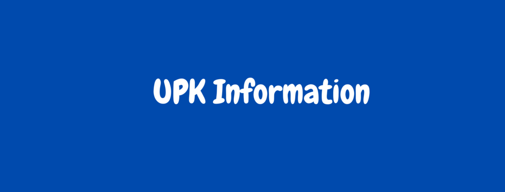 UPK Information
