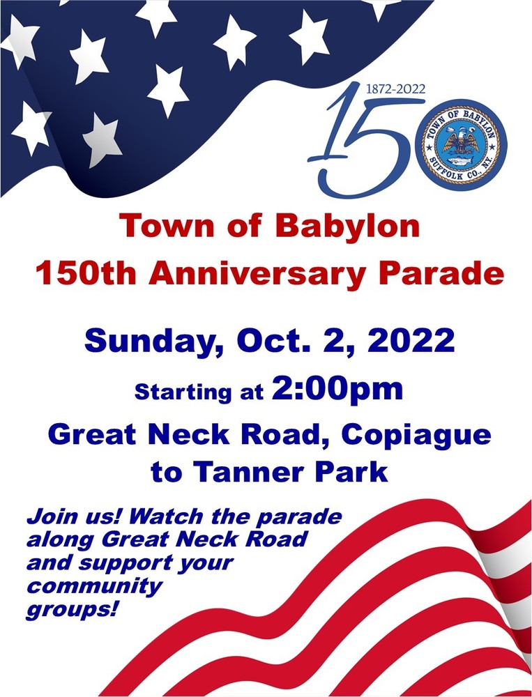 Town of Babylon 150th Anniversary Parade NORTH BABYLON SCHOOL DISTRICT