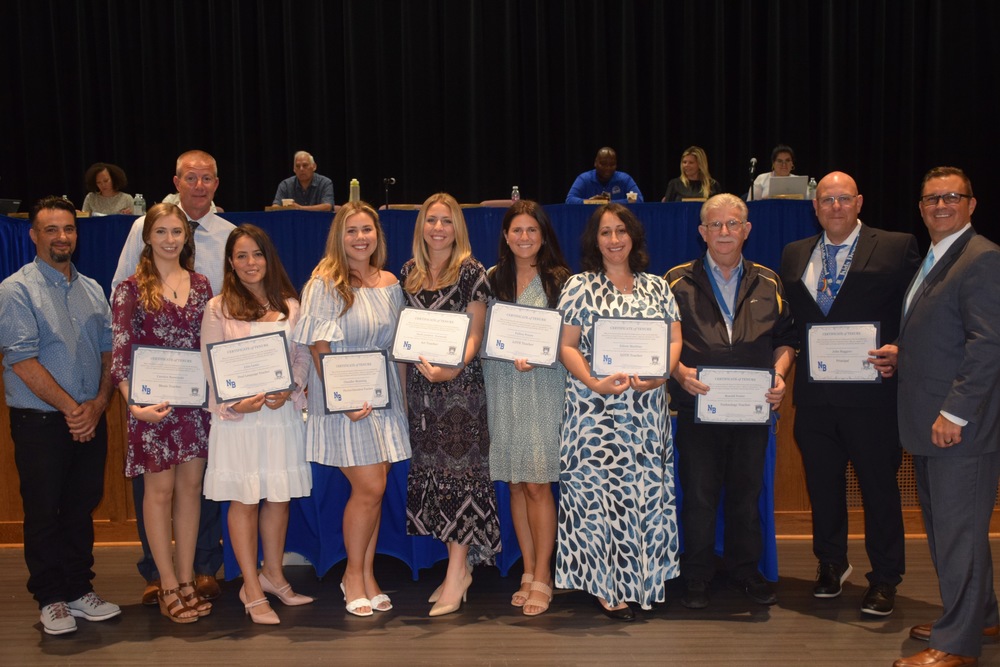 North Babylon recognizes staff at June board of education meeting