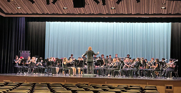 Concert Band Performing