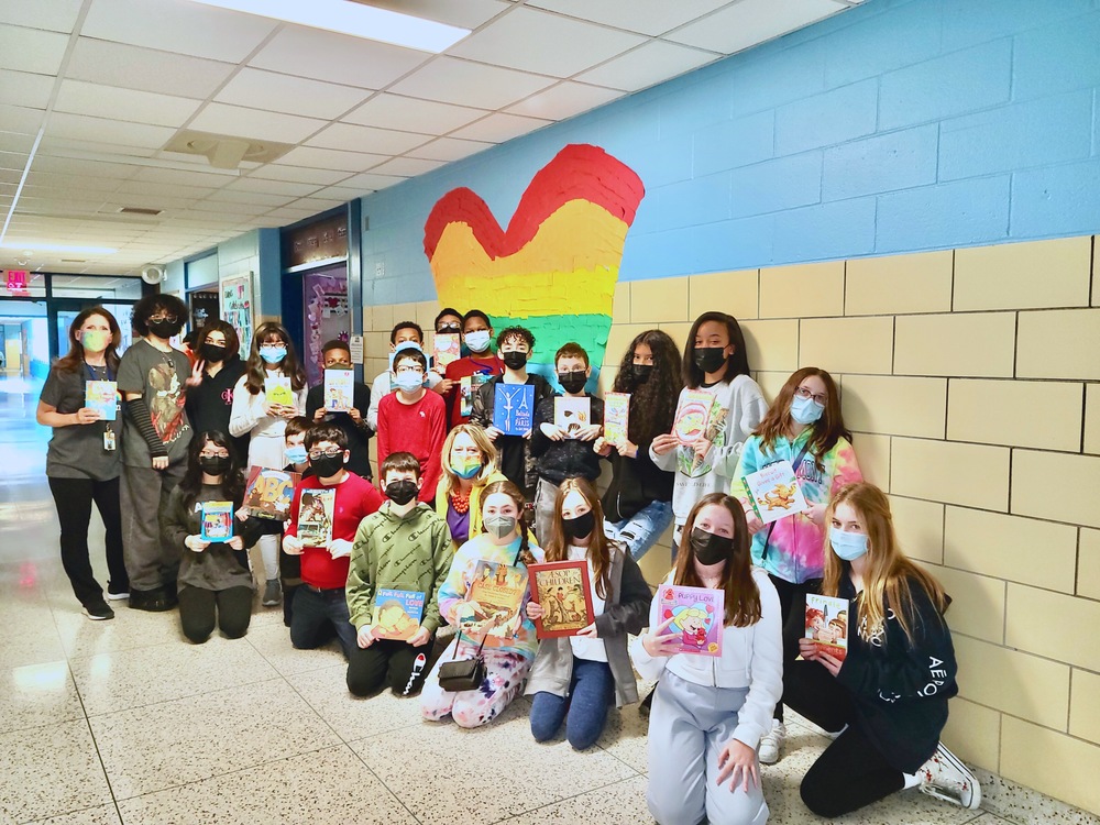 Middle School Donates 3,000 Books to Cause