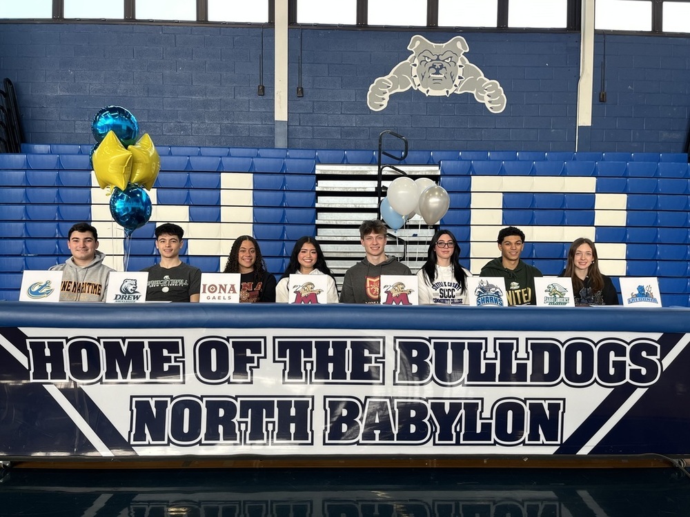 College Signing Day at NBHS! NORTH BABYLON SCHOOL DISTRICT