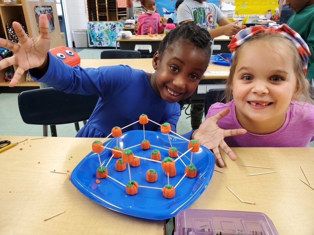 First Graders Focus on Fall-Themed Lessons