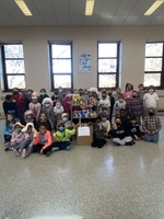Woods Road Elementary students donate to Caring Closets