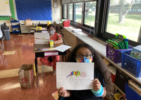 First week of art at Belmont Elementary School