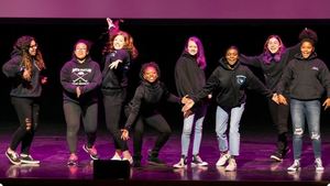 North Babylon HS theater students connect with peers