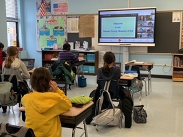 Students at DeLuca virtually explore Nassau County Museum of Art